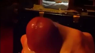 Jerking off, cum